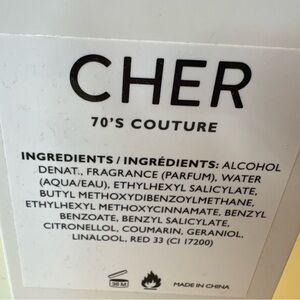 CHER 70's Couture Fragrance